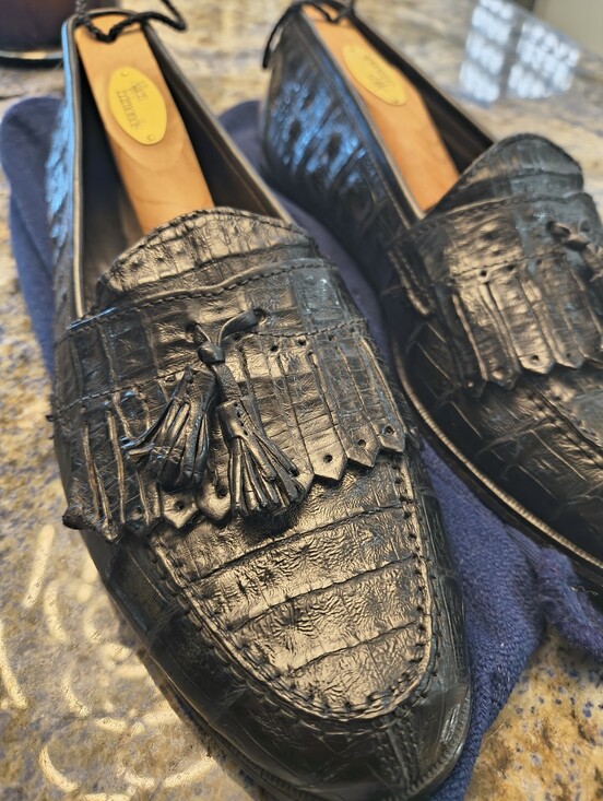 Bruno Magli Men\'s Genuine Alligator Leather Loafers main image 11